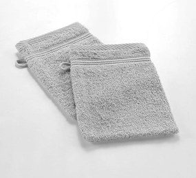 Manopola grigio chiaro in cotone 15x21 cm Tendresse – douceur d'intérieur