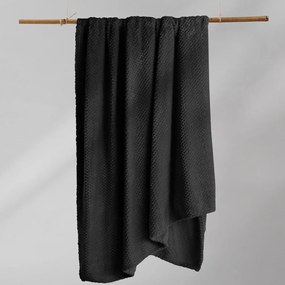 Coperta in microfibra nera, 150 x 200 cm Henry - DecoKing