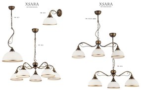 Jupiter XS3B - Lampada a sospensione XSARA 3xE27/60W/230V