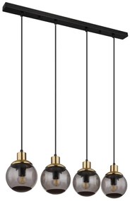 Globo 15860-4H - Lampadario a sospensione con filo POTTER 4xE27/25W/230V