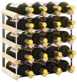 Portavini Da 20 Bottiglie İn Legno Massello Di Pino /
