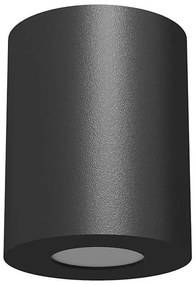 Brosline 1256 - Faretto POINT 1xGU10/10W/230V IP44 nero