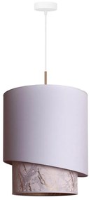 Duolla - Lampadario a sospensione con filo PARIGI 1xE27/15W/230V diametro 40 cm bianco/beige