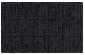 Tappetino da bagno nero 80x50 cm Tiles - Zone