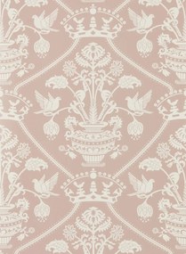 Sanderson Carta da parati Highgrove Damask - Rose