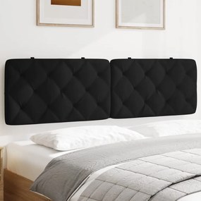 Cuscino Testiera Nero 180 Cm İn Velluto /