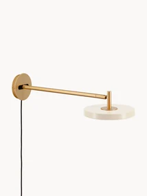 Applique grande orientabile a LED con luce regolabile e spina Asteria