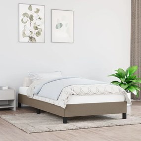 Giroletto Senza Materasso Tortora 80x200 Cm Tessuto /