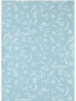 Farrow & Ball Carta da parati Uppark - Blue Ground/ All White