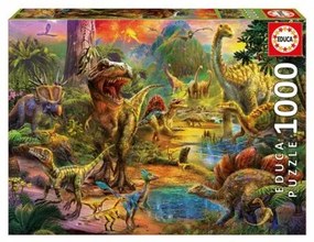 Puzzle Dinosaur Land Educa 17655 500 Pezzi 1000 Pezzi 68 x 48 cm