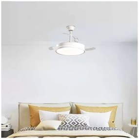 Aigostar - Ventilatore da soffitto dimmerabile a LED LED/36W/230V 2700-6500K + +TC bianco