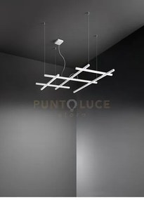 Sospensione net grande a led 80w 5600lm - cct 3000k 4000k 6000kin a...