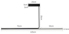 Immax NEO 07235L - Lampadario a sospensione con supporto rigido LED dimmerabile LITE ASTA LED/28W/230V Tuya + +TC