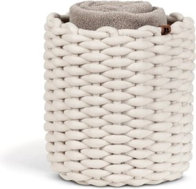 Cesto in tessuto ø 25x25 cm Peach Skin Round M – Bigso