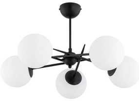 Lampadario a plafone PRIMERY 5xE14/10W/230V nero