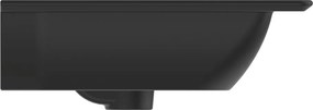 Lavabo nero opaco in ceramica 84x46 cm Silk Black - Ideal Standard