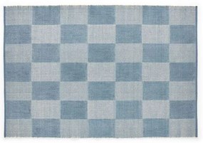 HAY - Check Rug Small Check 140x200 Light Blue HAY