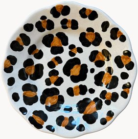 Piatto da torta fatto a mano Leopardo
