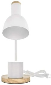 Lampada da tavolo POPPY 1xE27/25W/230V bianca