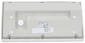 Lampada da parete LED esterna 20W 230V 4000K IP65 bianco