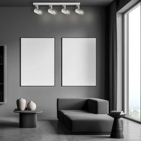 Faretto LYNX 4xGU10/10W/230V bianco