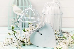 Carta da parati – Natura morta romantica in stile vintage