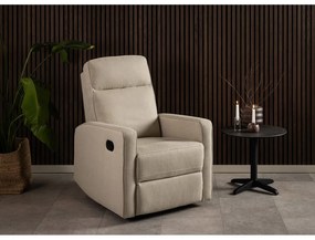 Poltrona relax beige Asila - Actona
