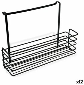 Contenitore per Sistemare per Mobile da Cucina Confortime Nero 34 x 9,5 x 22 cm (12 Unità)