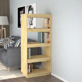 Libreria/divisorio 60x35x135 cm in legno massello di pino