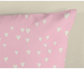 Set copripiumino e federa da bambini rosa in cotone per letto singolo 140x200 cm Chico – Good Morning