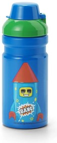 Bottiglia per bambini blu 390 ml Rocket – LEGO®