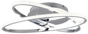 Apparecchio da soffitto a LED in argento Lane - Reality