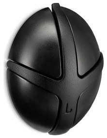 Gancio da parete nero in plastica Tick – Spinder Design