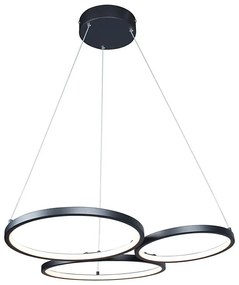 Rabalux 72297 - Lampadario LED a sospensione con filo FORMAND LED/38W/230V nero