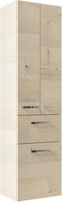 Colonna per mobile bagno Contea PELIPAL 1 cassetto 3 ante P 33 x L 45 x H 168 cm pino polar