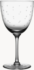 Set di 4 bicchieri da vino in cristallo soffiato Stars