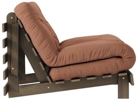 Poltrona in colore arancio-rame Roots - Karup Design