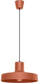 Sollux SL.1706 - Lampadario a sospensione con filo BILO 1xE27/15W/230V diametro 35 cm arancione