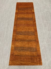 Loribaft Tappeto persiano 90 x 300 Giallo (Iran) Annodato A Mano