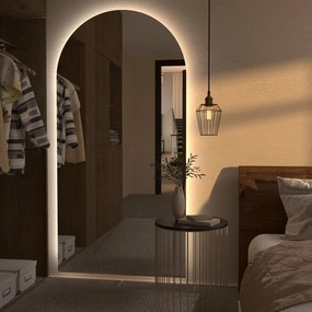 Specchio ad arco con luce LED G9