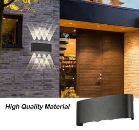 Brilagi - Applique da parete LED per esterni FLAREBOX LED/8W/230V nero IP65