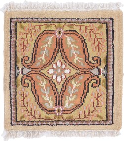 Agra Tappeto orientale 30x30 (Indian) Annodato A Mano