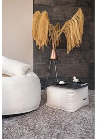 Puof a sacco marrone scuro con rivestimento in velluto a coste Softbox MooG – SLOWDOWN