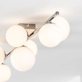 Brilagi - Lampadario a plafone LED MILLA 7xG9/3W/230V cromo lucido/bianco