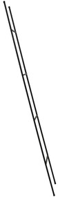 Scala decorativa in metallo nero Siem - Light &amp; Living
