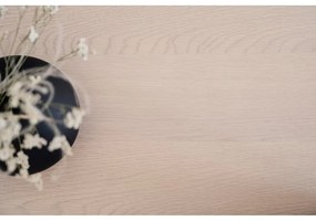 Tavolo da pranzo rotondo con piano in rovere 115x115 cm Yumi - Rowico