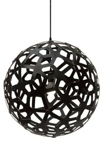 David Trubridge - Coral Lampada a Sospensione Ø60 Nero David Trubridge