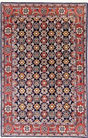 Varamin Tappeto persiano 140x210 Blu (Iran) Annodato A Mano