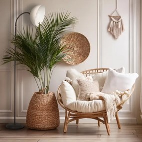 Lampada da terra ZACK 1xE27/15W/230V nera