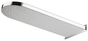 Soffione doccia 50 x 15 cm in inox argento , cromato